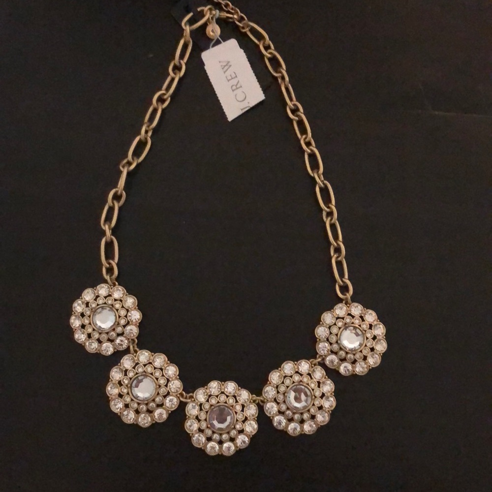 J Crew statement necklace with tags